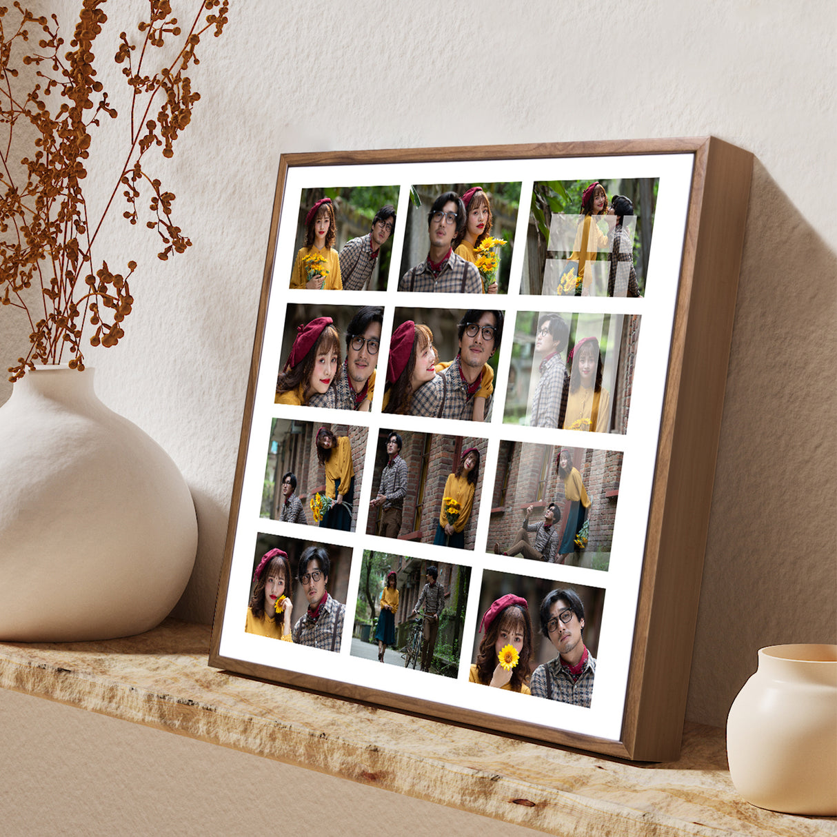 Mai Paare Gedenken Geburtstag Wachstum benutzerdefinierte Tisch Malerei