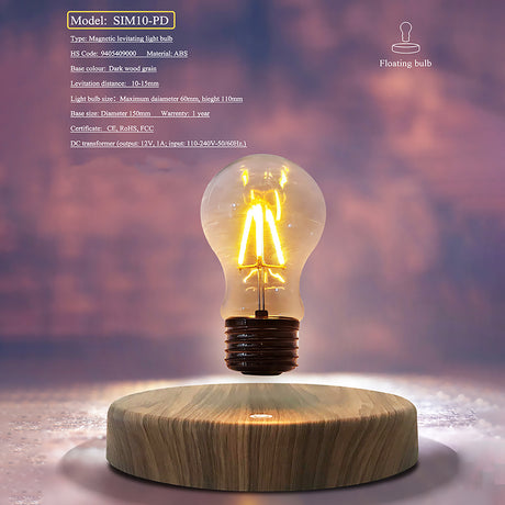 Magnetic Levitation Bulb Night Light Desktop Creative Ornaments