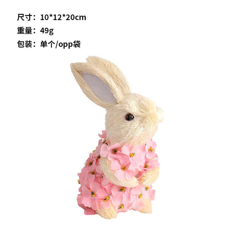 Papyrus Floral Easter Rabbit Home Crafts Ornaments