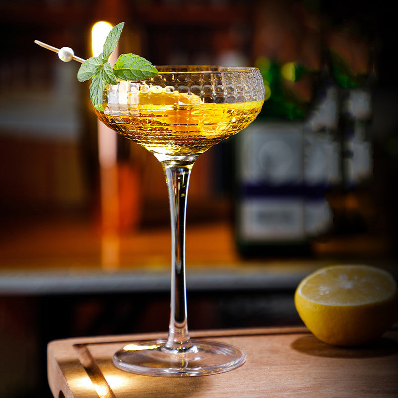 European Fantasy Cocktail Glasses Lead Free Crystal Line Cup