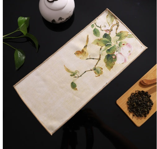 Kung Fu Tee Set Accessoires absorbierende verdickte Mattenlappen