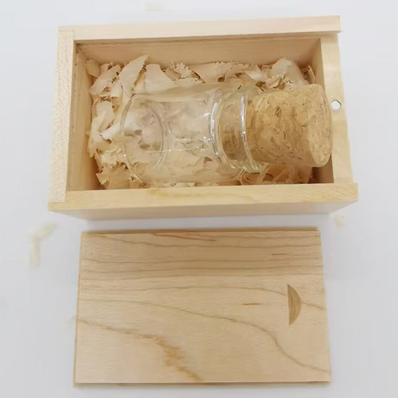 USB-Sticks „Wish Drift Bottle“ aus Holz