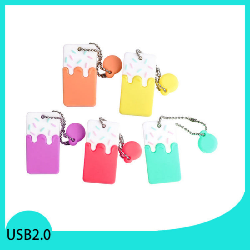 Kleiner Kuchen Mini Mädchen Niedlicher Anti-Verlust-Anhänger Mobile USB-Flash-Laufwerke