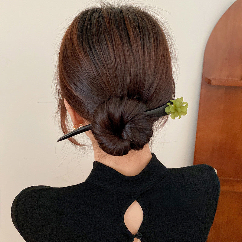 Einfaches Blütenhaarnadel antikes chinesisches Temperament