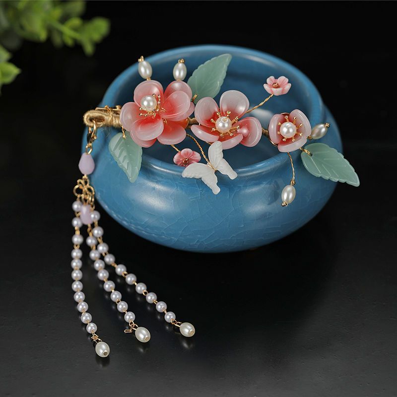 Quasten Schritt Shake Haarnadel Antik