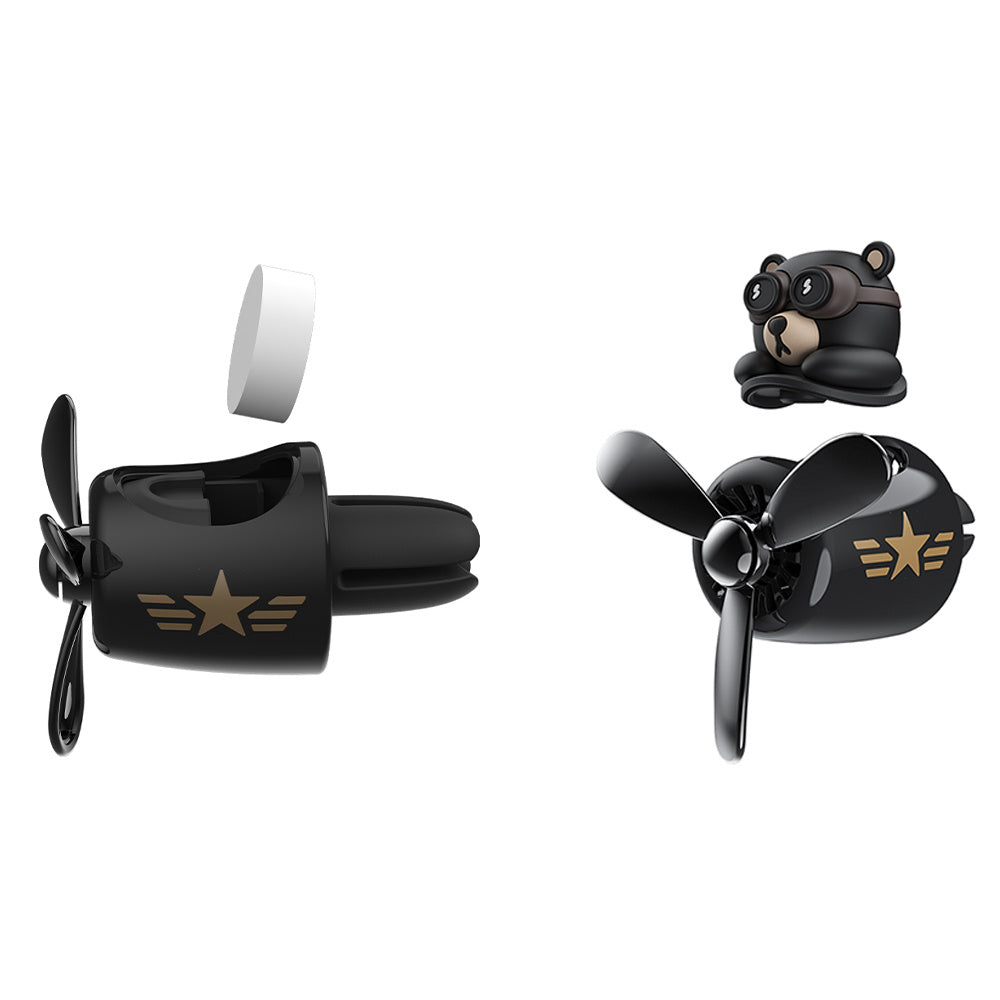 Haco Bear Car Aromatherapy Ornament Cute Air Vent Freshener-6