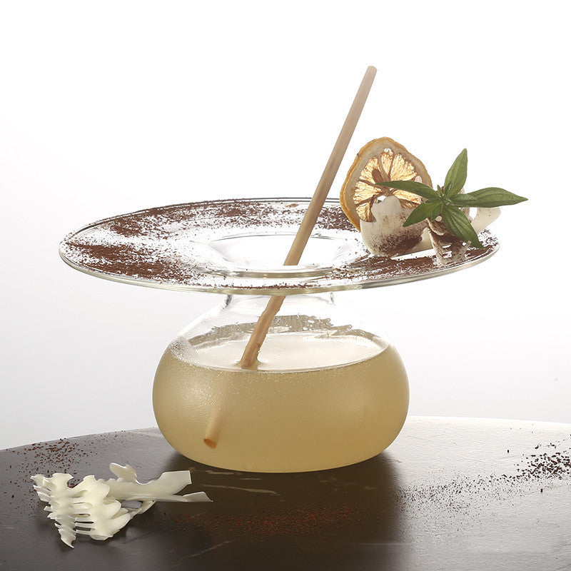 UFO Type Heat-resistant Grid Can Be Placed Cocktail Glass