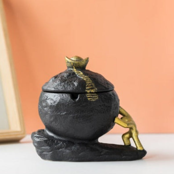 Home Creative Zen Chinese Ceramic Aschenbecher