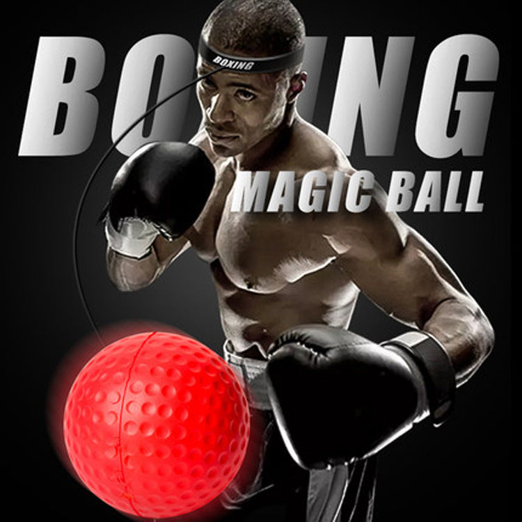 Head-mounted Boxing Speed Ball Fight Reaction Training