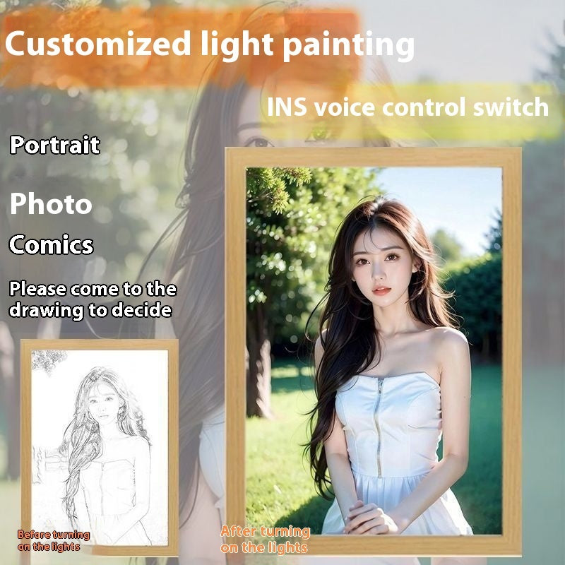 Individuelle Beleuchtung Malerei Nachtlicht