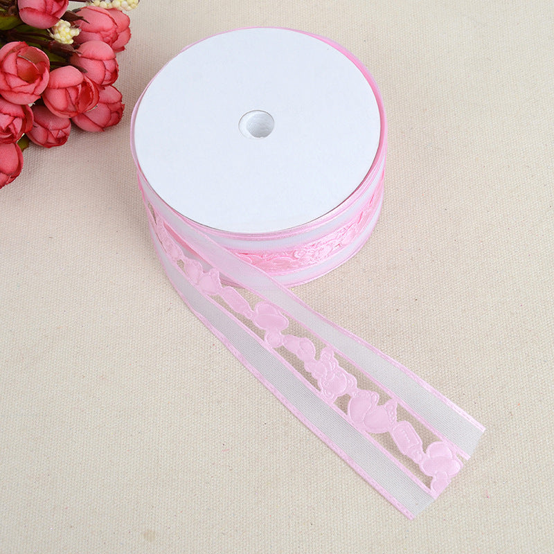 Colorful Polyester Ribbon Cake Cute Gift Wrap Ribbon