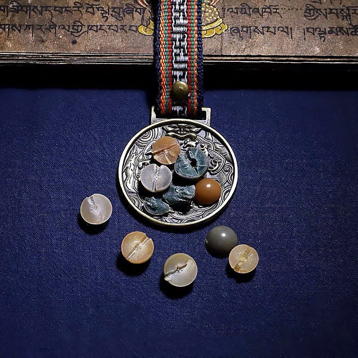 108 Bead Stone Mala Necklace for Meditation-4