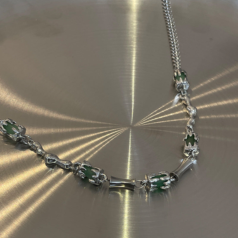 Neues chinesisches Stil Spezial-Interest-Design Bambus Halskette