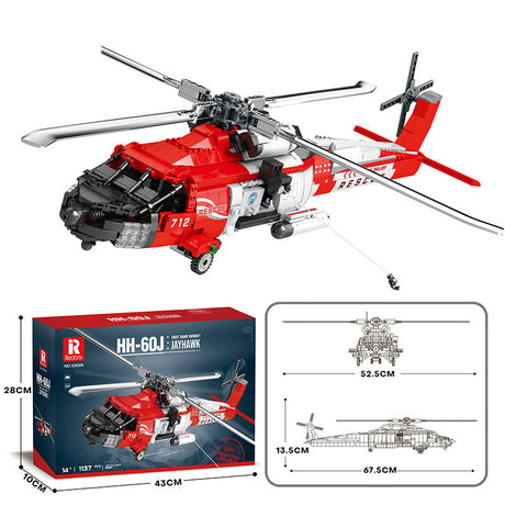 Military Models Fighter Assembling Building Blocks Toy