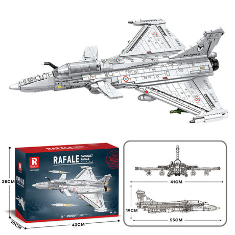 Military Models Fighter Assembling Building Blocks Toy
