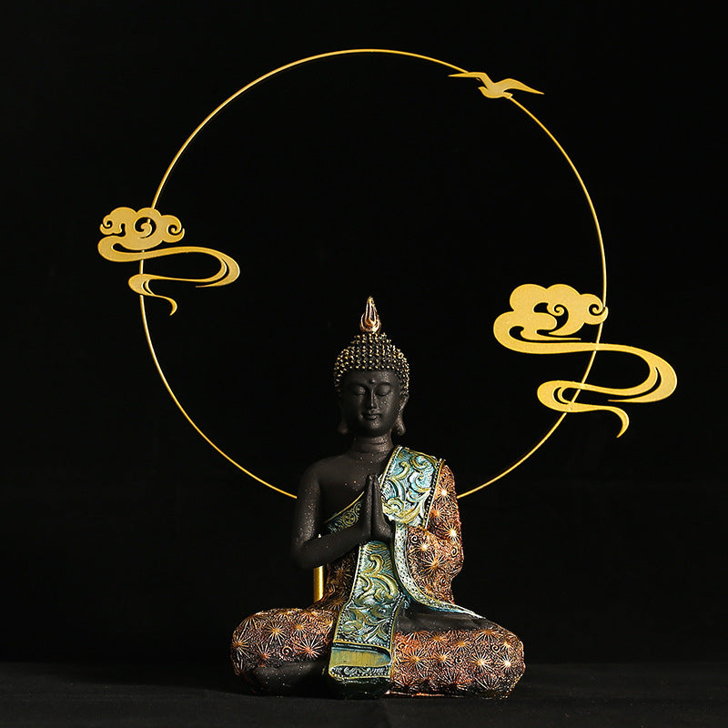 Buddha Statue Zen kleine Ornamente Auto Home Dekoration