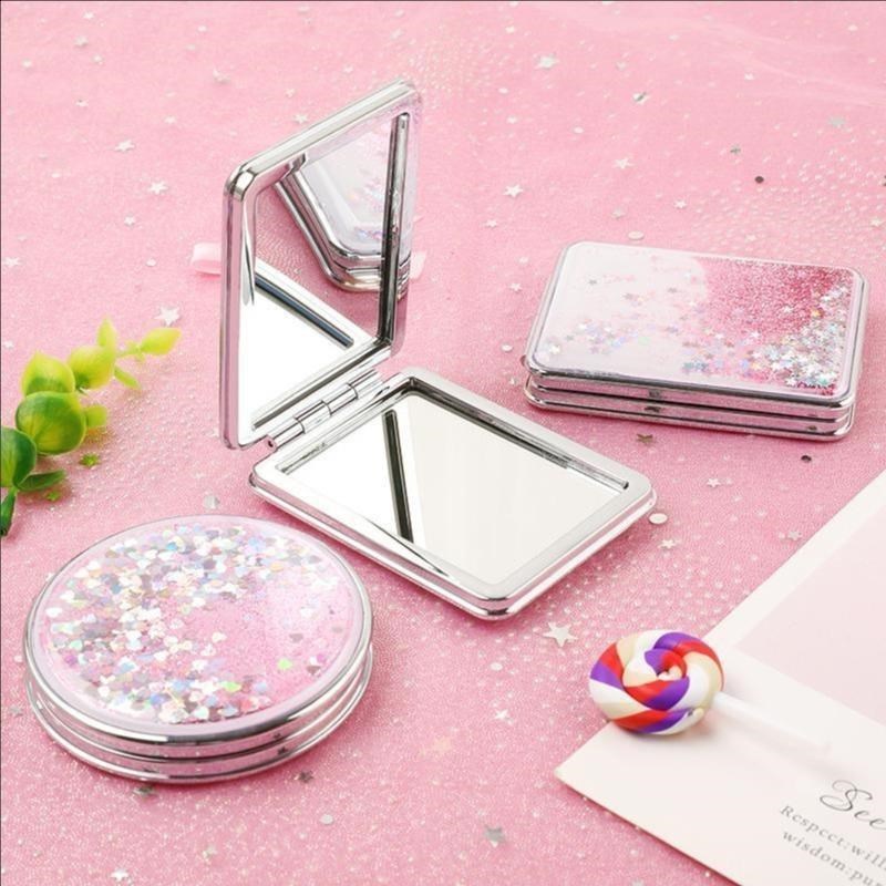 Women's Folding Portable Mini Makeup Mirror