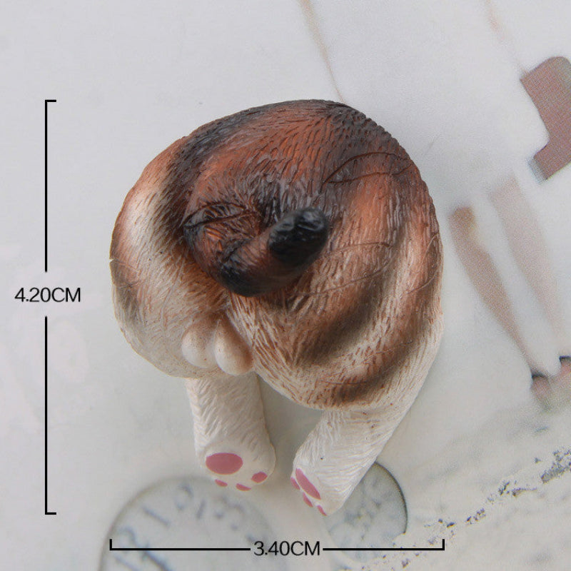 Funny Cat Butt Fridge Magnets 3D Cartoon Set-5