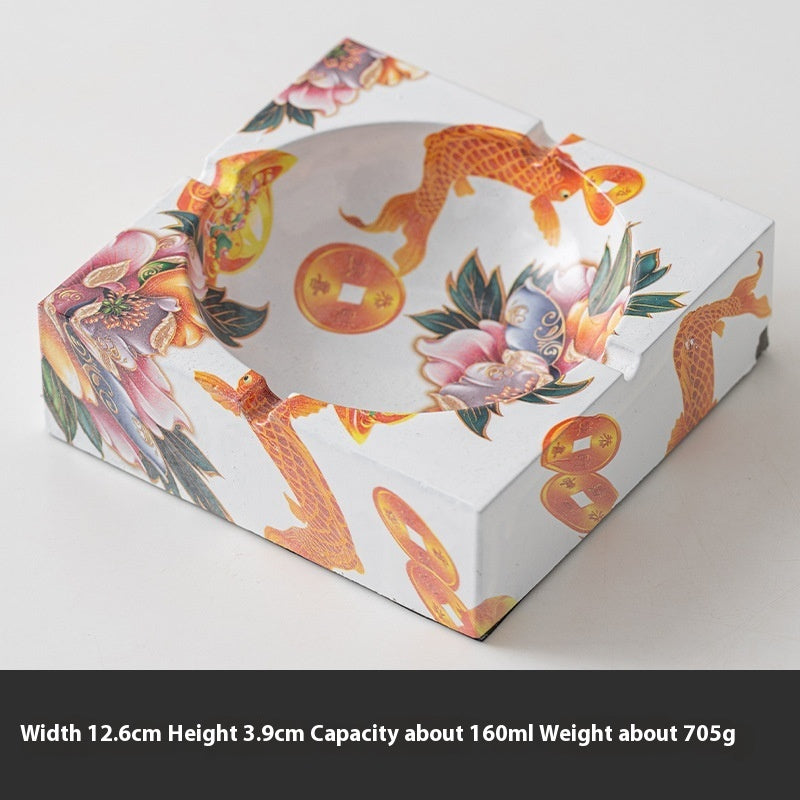 Square Creative Personalized Wohnzimmer Home Trend Grade Aschenbecher