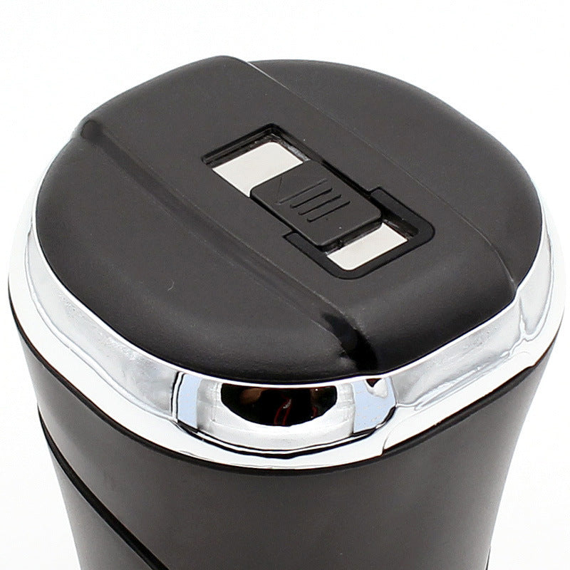 Push-pull Lighter Cool Car Accessories Detachable Car Ashtray Smell Proof with Lid LED Light