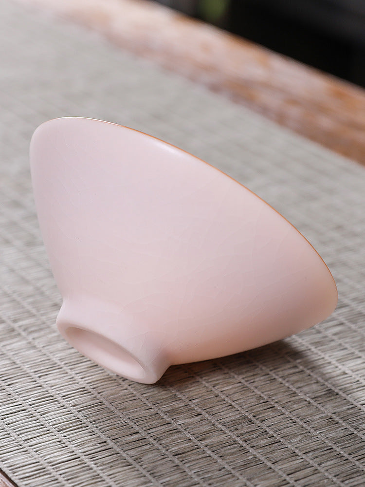 Bambus-Hut-Tasse Keramik Tee Bowl Tasse