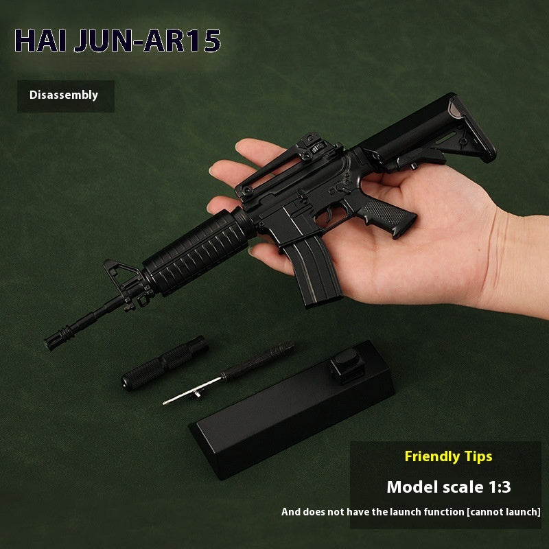 Alloy Military Model Detachable Metal Gun Toy