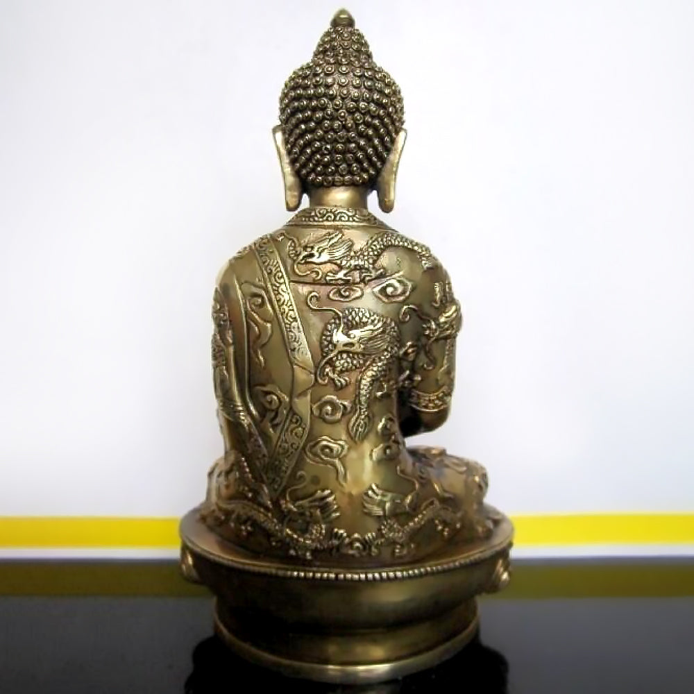 Reines Kupfer Amitabha Buddha Statue -Ornamente