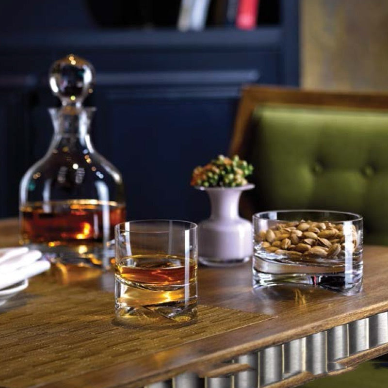 Divide Crystal Whiskey Wine Bottle