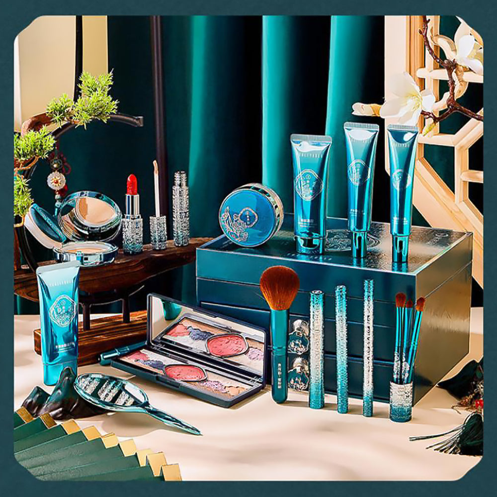 Qingheyun Makeup 18-piece Drawer-Style Gift Box Set-5