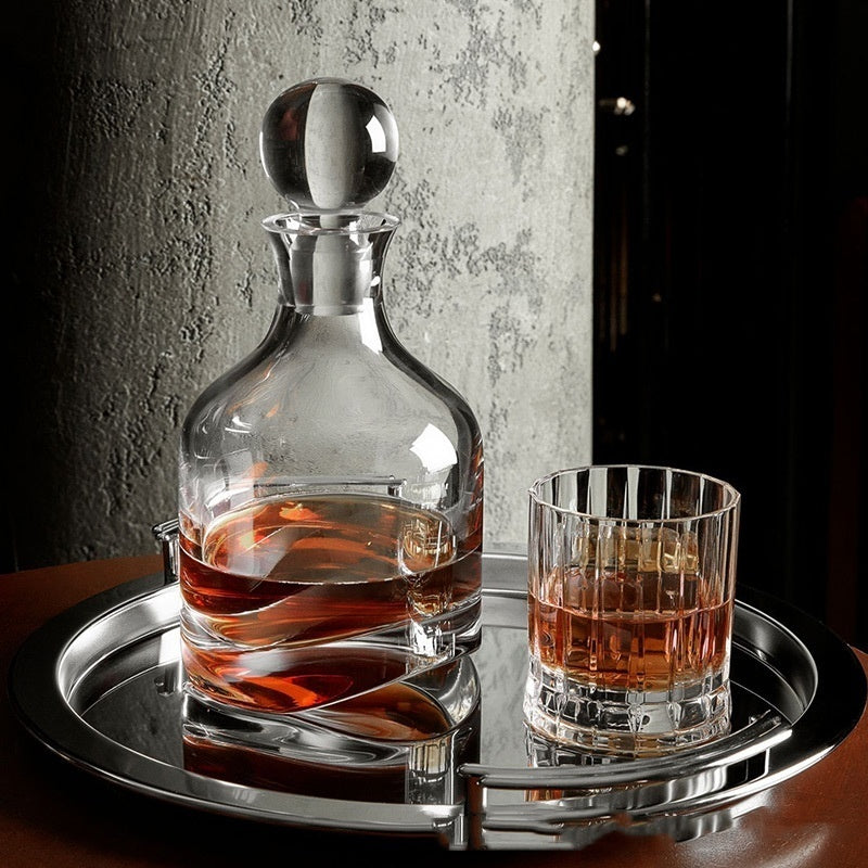 Divide Crystal Whiskey Wine Bottle