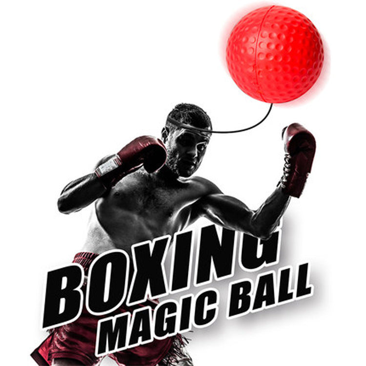 Head-mounted Boxing Speed Ball Fight Reaction Training