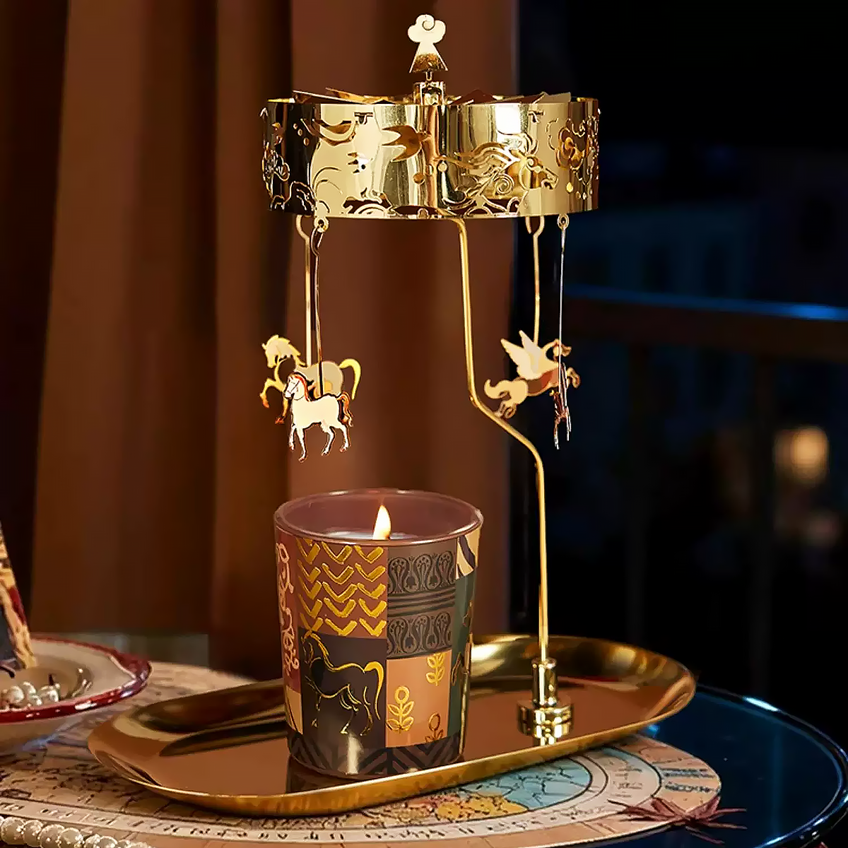 Birthday Gift for Girls Hellas Pegasus Candle Carousel Fragrance Gift Set-1