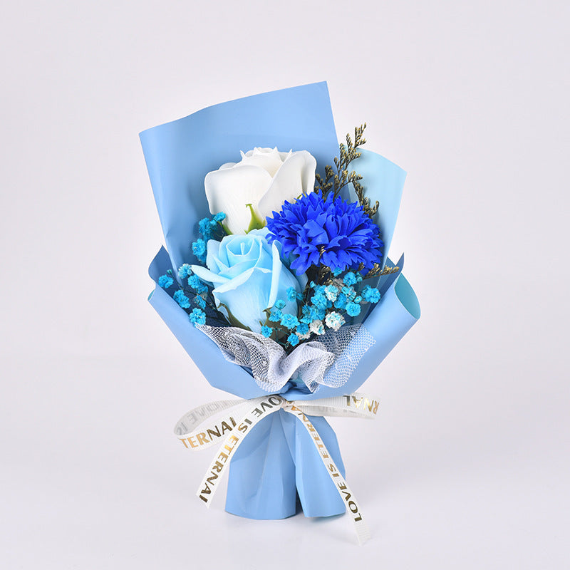 Teacher's Day Carnation Rose Simulation Soap Flower