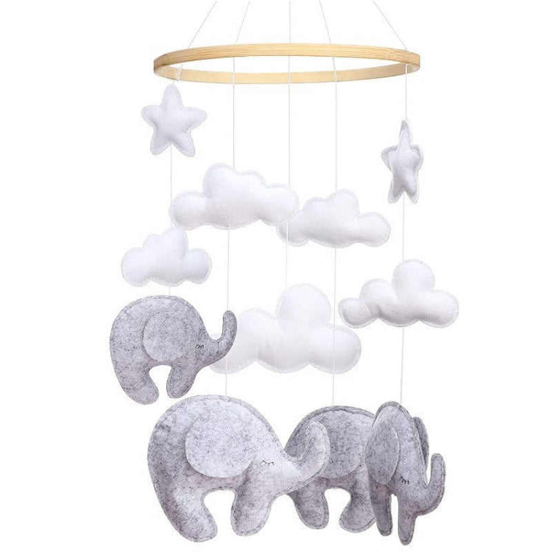 New Born Baby Gifts Felt Baby Rattles Crib Wind Chime Ornaments