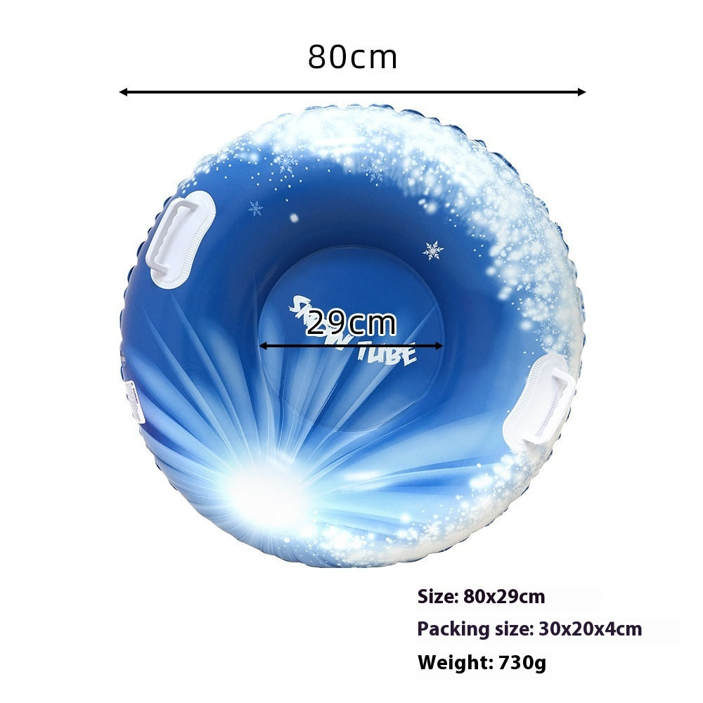 Outdoor Skiing Creative Printed PVC Winter Thick Ski Ring