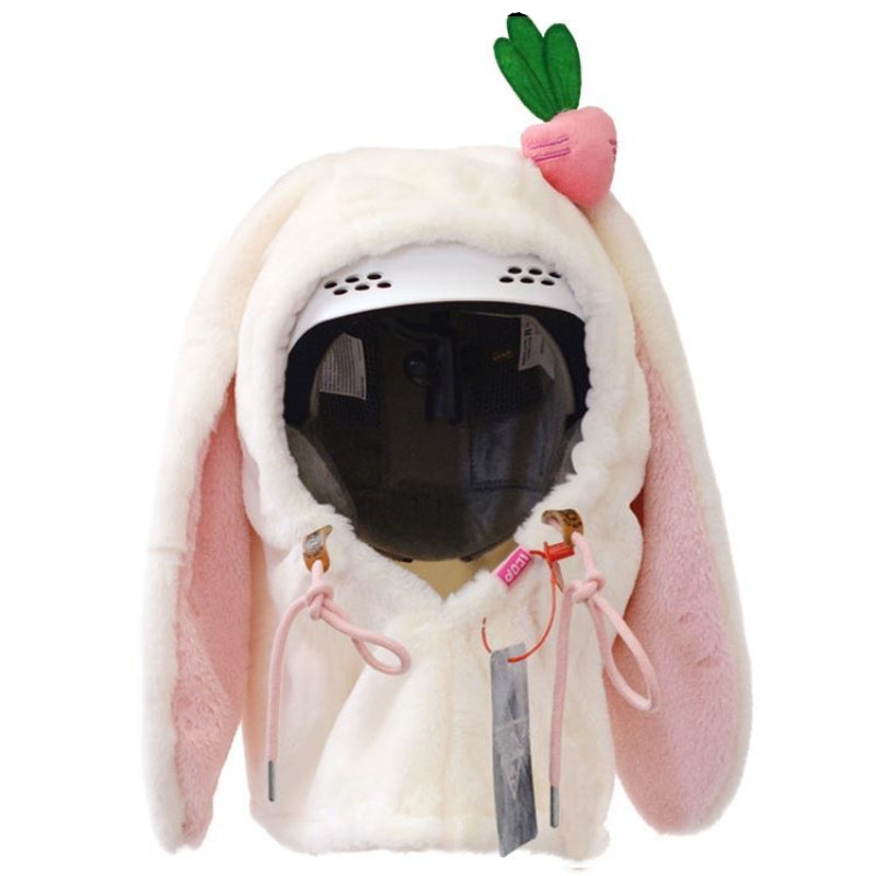Ski Head Cover Face Mask Ski Hat Cover Decorative Ears