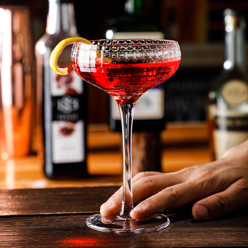 European Fantasy Cocktail Glasses Lead Free Crystal Line Cup