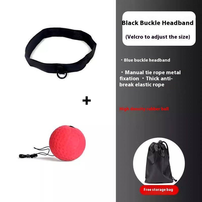 Head-mounted Boxing Reaction Training Ball
