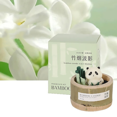 Bamboo Scented Candle Handmade Soy Wax Aromatherapy Gift-11