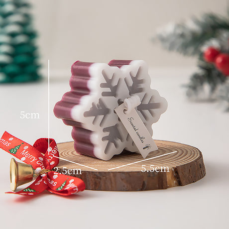 Christmas Exclusive Ambiance Gift Snowflake Indoor Scented Candle-7