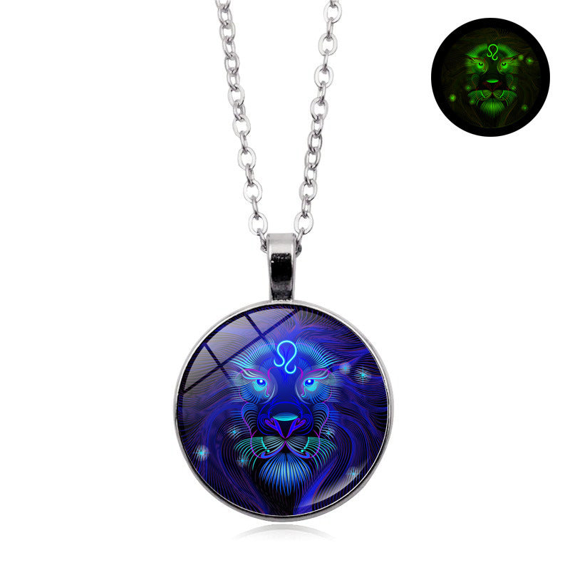 Luminous Zodiac Pendant Necklace–7