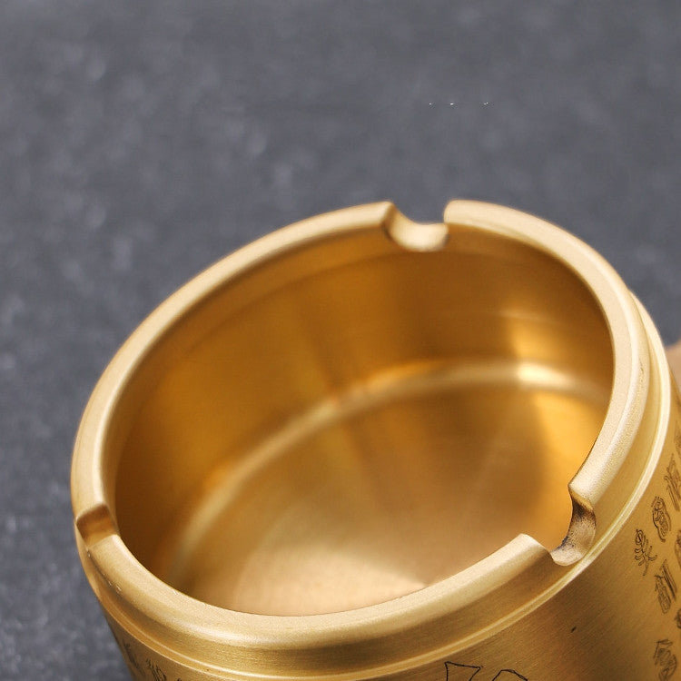 Haushalts neuer chinesischer Stil mit Deckel verhindern Flutasche -Aschenbecher Dekoration