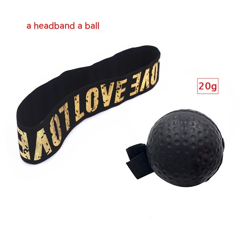Head Worn Boxing Speed Ball Stress Reduction Weight Loss Training Equipment
