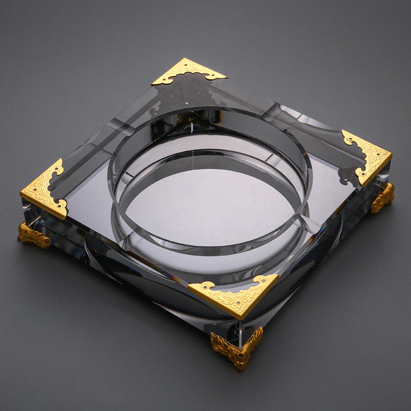 Luxuskristallglas Aschenbecher kreativer Persönlichkeitstrend