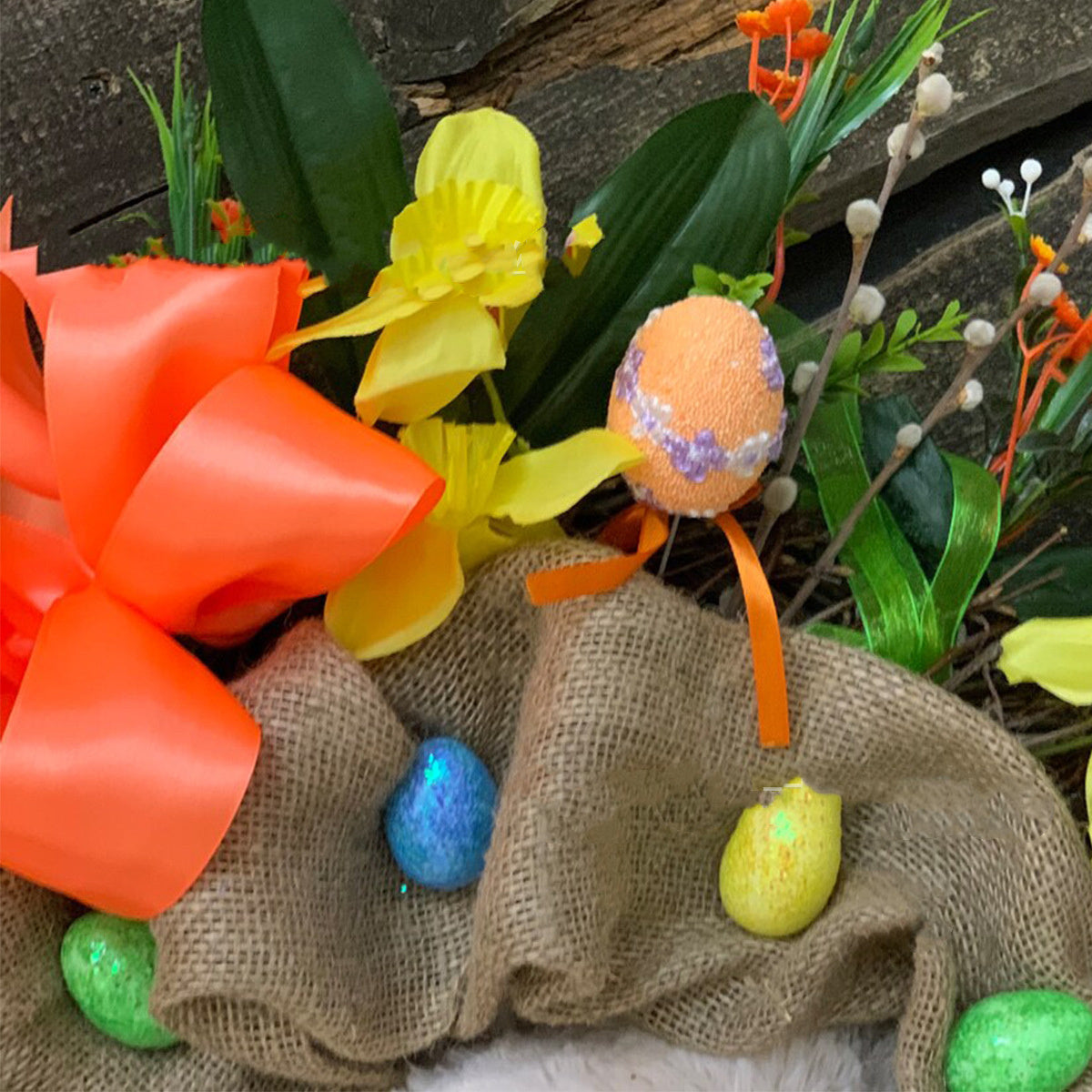 Easter Decoration Rabbit Garland Radish Egg Door Hanging