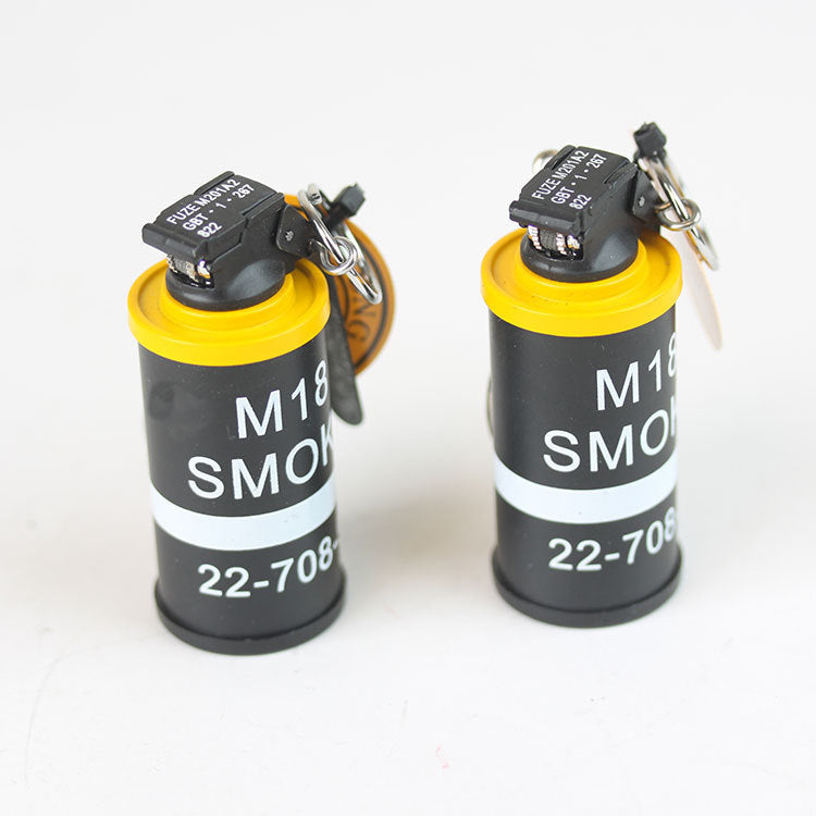 Metal Black Military Grenade Shaped Lighter