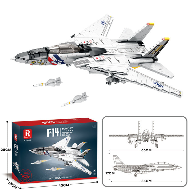 Military Models Fighter Assembling Building Blocks Toy
