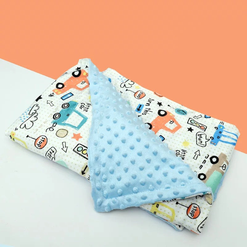 High Quality Baby Blanket Winter Flannel Fleece Infant Swaddle Blankets