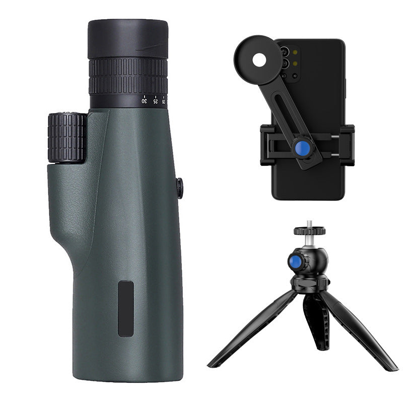 Mobile Phone Monocular Telescope 10-30x50 HD Zoom Camera Telescope