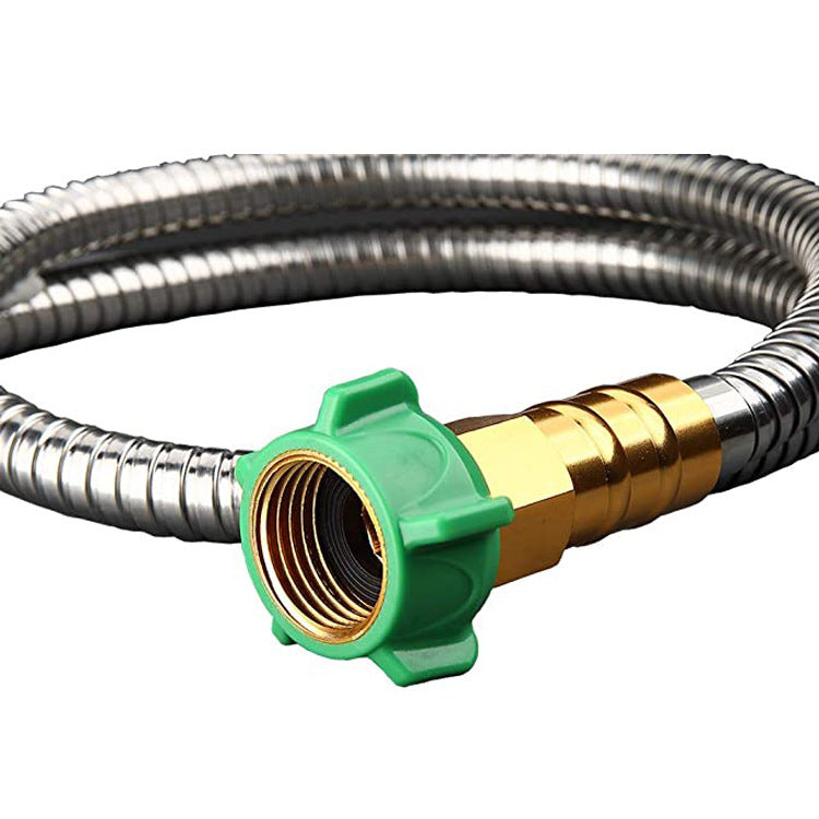 Gardening Hose Adjustable Stainless Steel Nozzle Hose